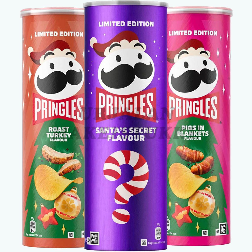 Pringles The Best of Xmas perunalastu 165g x 3-pack