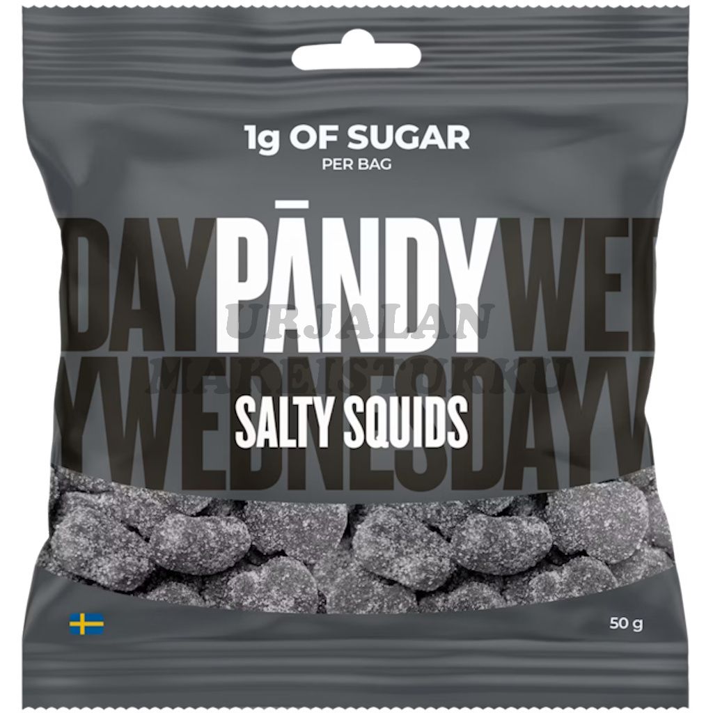 Pändy Salty Liquorice salmiakki makeispussi 50g