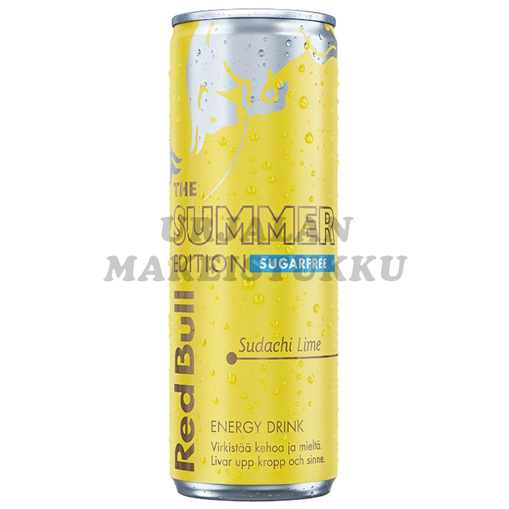 Red Bull Summer Edition Sudachi-Lime sokeriton energiajuoma 250ml