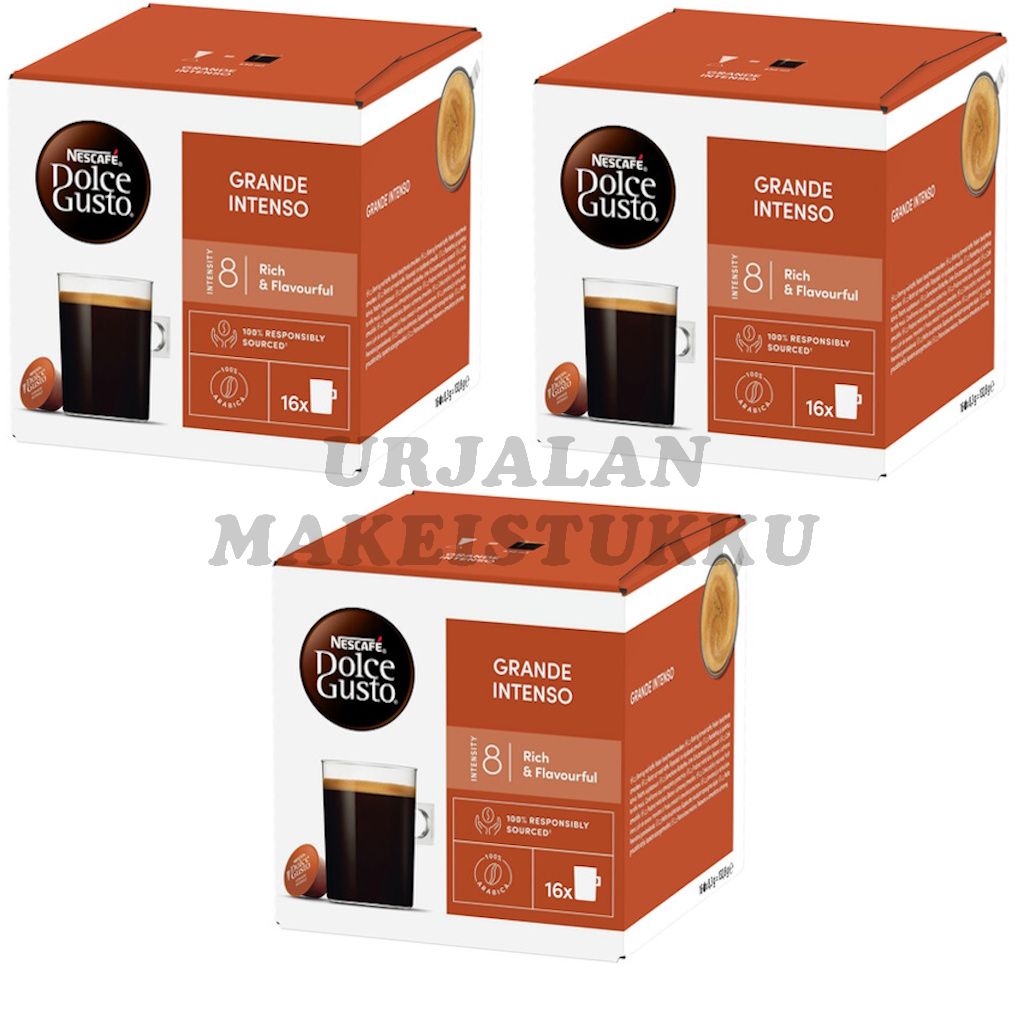 Dolce Gusto Grande Intenso kahvikapseli 16kaps x 3-PACK