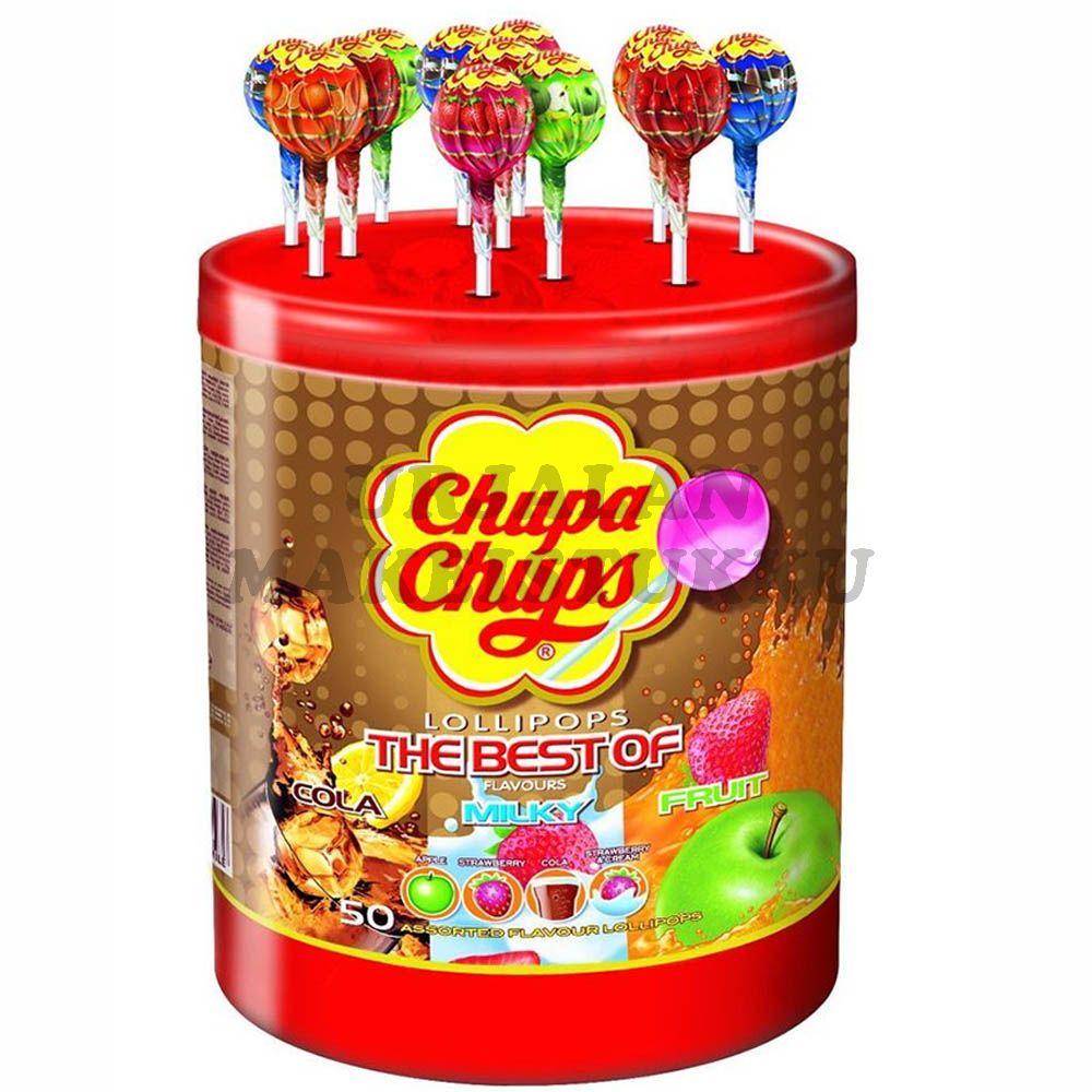 Chupa Chups The Best of Lollipops tikkarit 50kpl