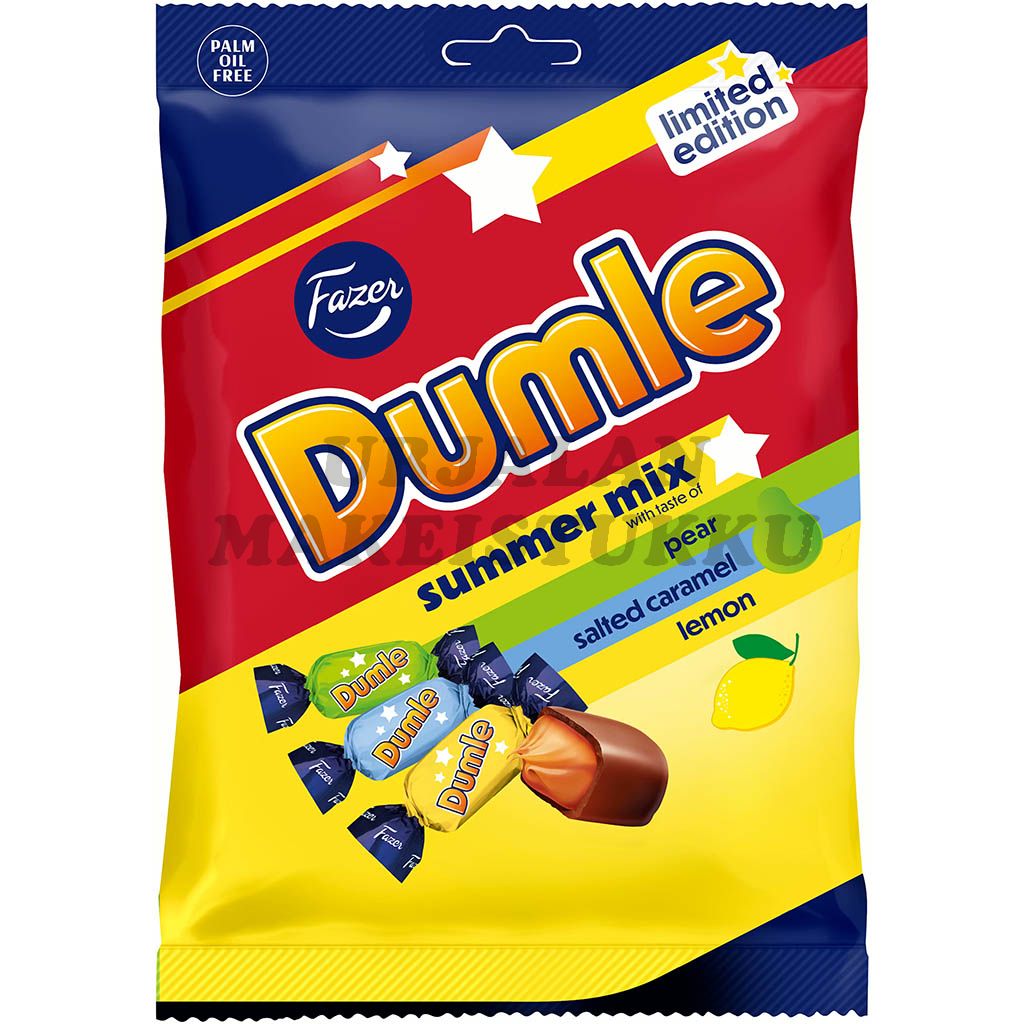 Fazer Dumle Summer Mix suklaakonvehti 180g