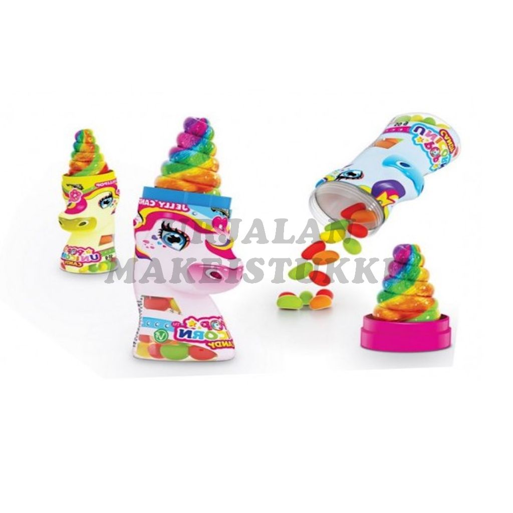 JohnyBee Unicorn Pop & Candy tikkarit 50g x 12kpl