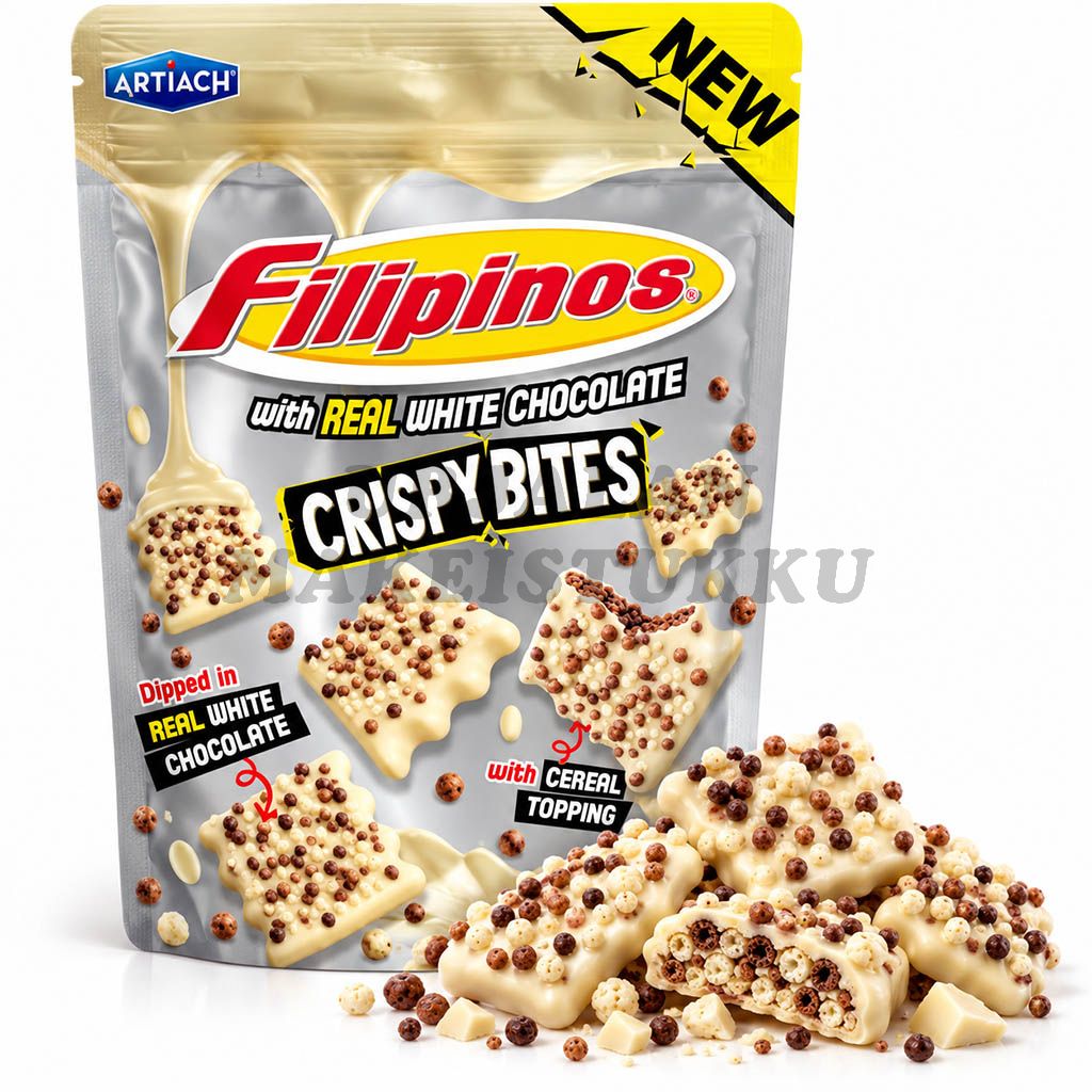 Filipinos Crispy Bites valkosuklaa keksi 100g