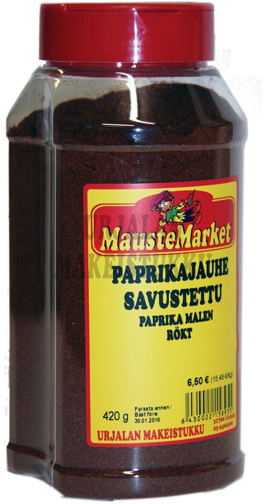 Paprikajauhe savustettu -purkki