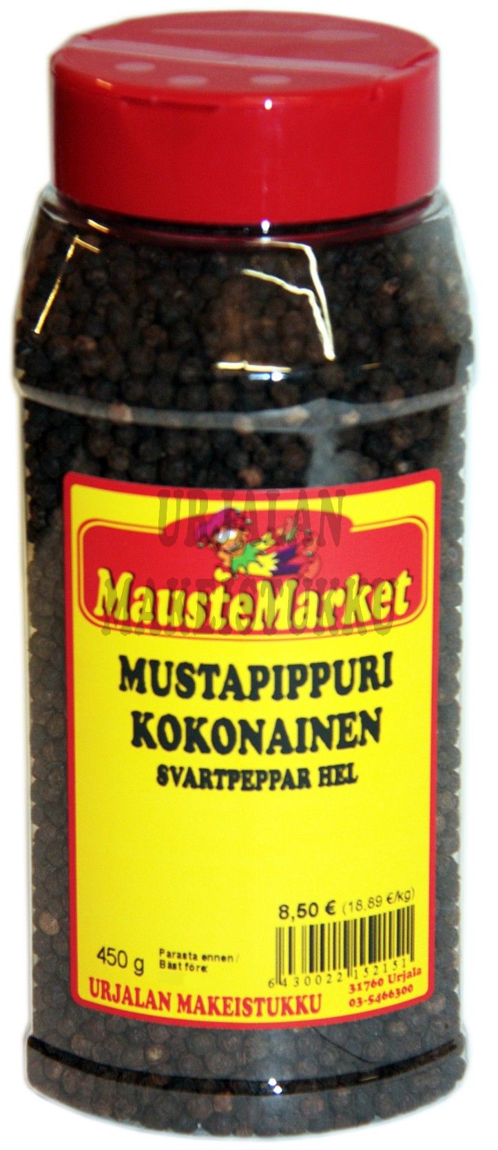 Mustapippuri kokonainen 450g