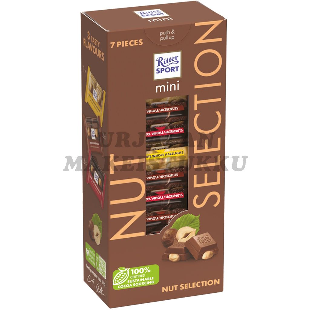 Ritter Sport Nut selection suklaapalat 7kpl
