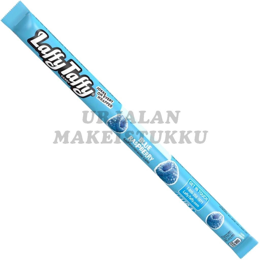 Laffy Taffy Blue Raspberry Rope pehmeä ja venyvä toffeekarkki 23g