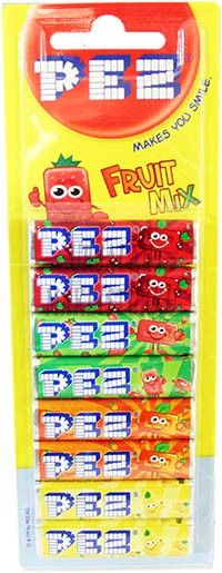 PEZ Fruit Mix täyttöpakkaus 8,5g x 8kpl