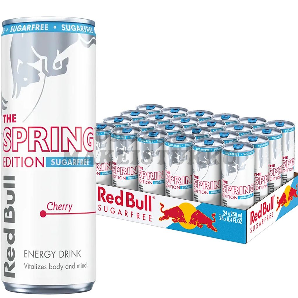 Red Bull Spring Edition Cherry Sakura sokeriton energiajuoma 250ml x 24kpl