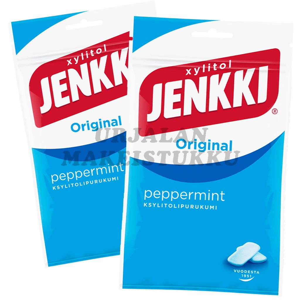 Jenkki Original Peppermint ksylitolipurukumi 100g x 2kpl