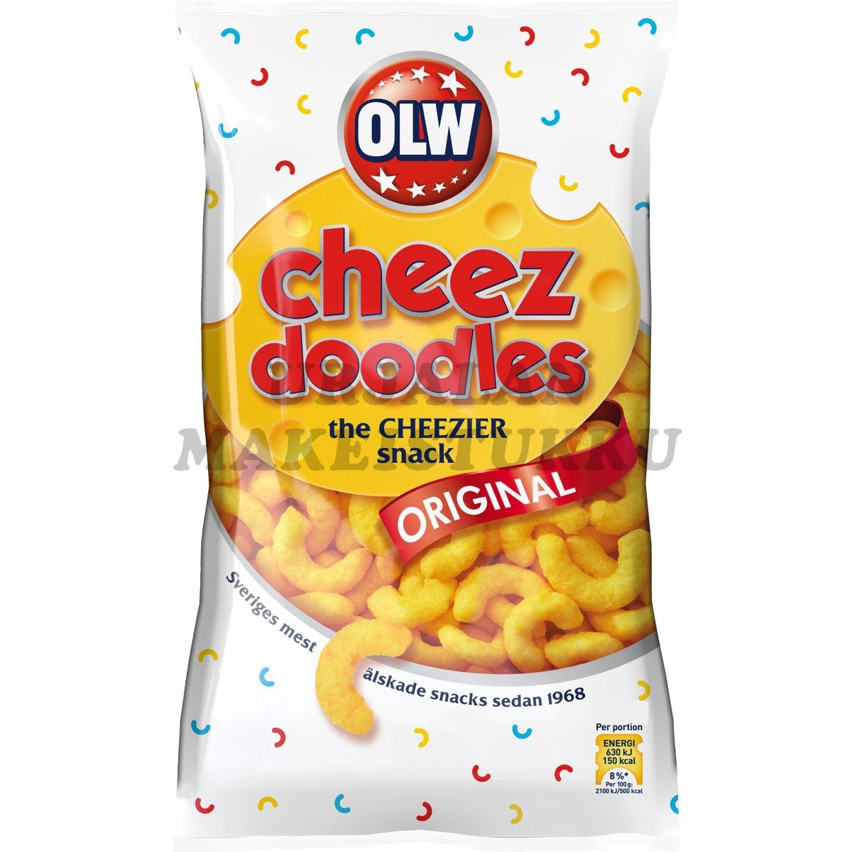 OLW Cheez Doodles Juustosnacks 120g