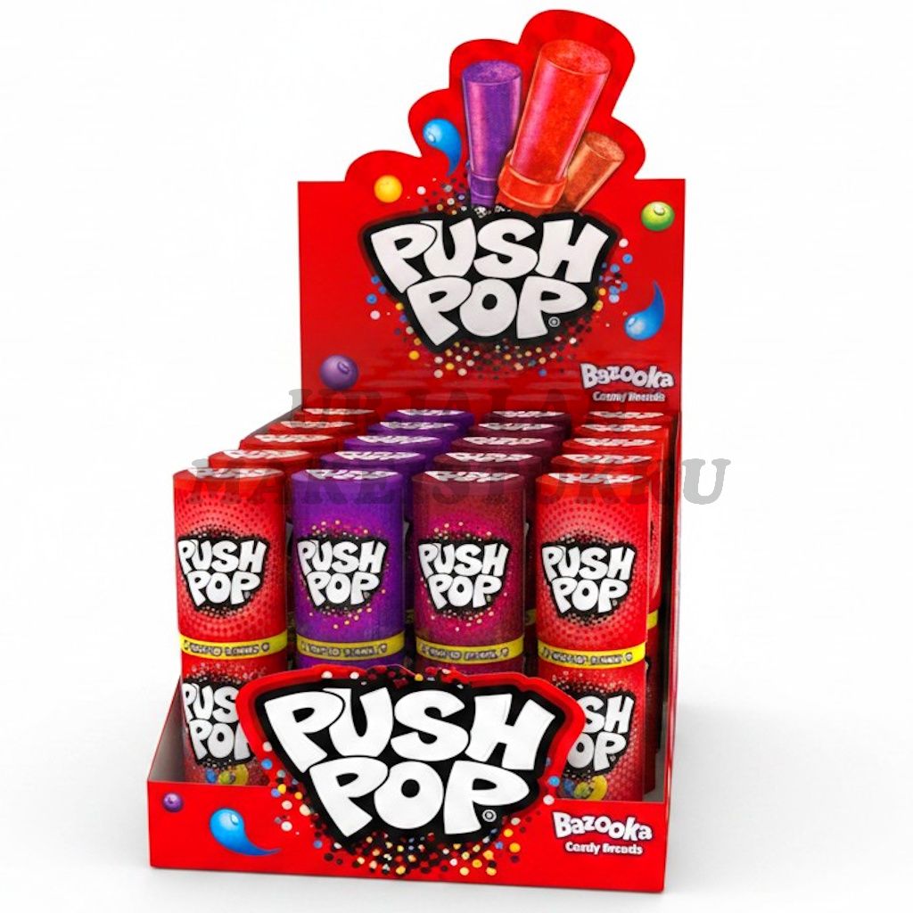 Bazooka Push Pop Standard tikkari 15g x 20kpl