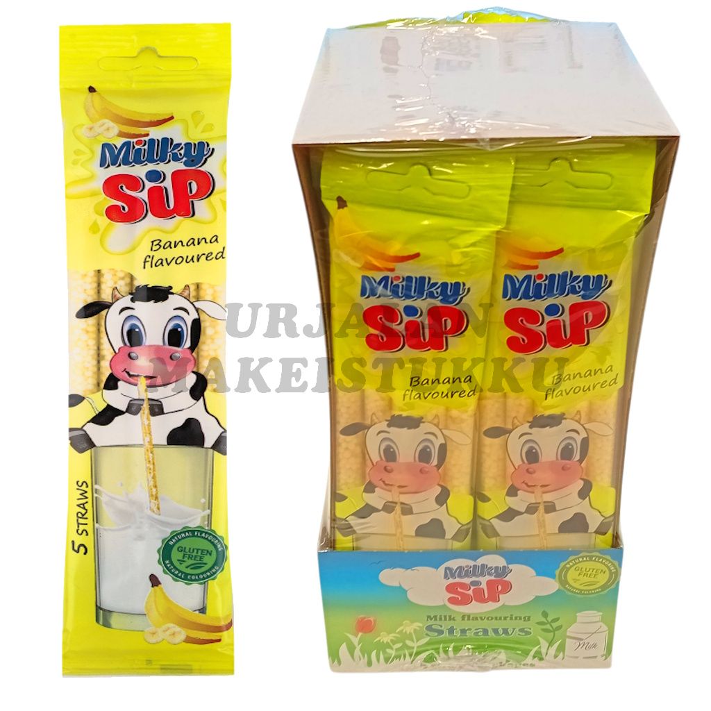Milky Sip Banaani makupilli 5-pack x 24kpl