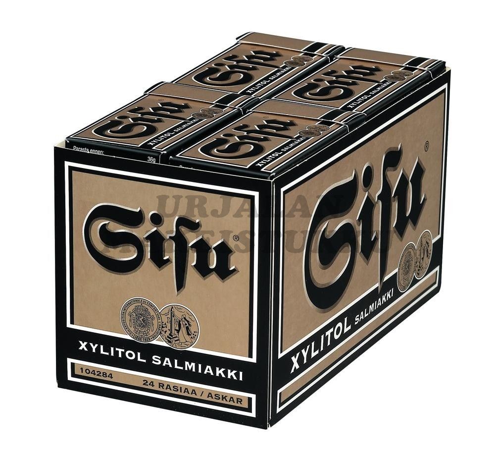 Sisu Xylitol salmiakki 24 askia