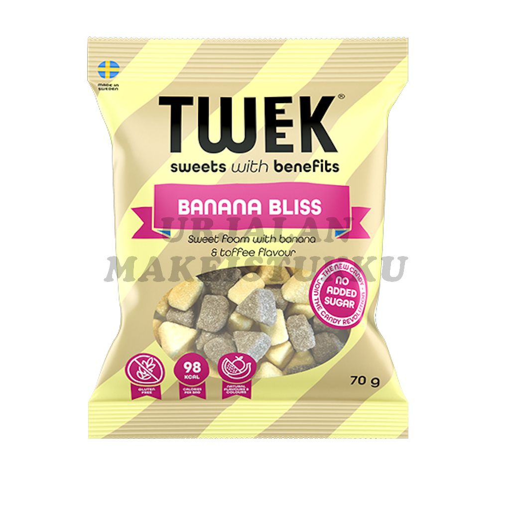 Tweek Banana Bliss toffee vaahtomakeinen 70g