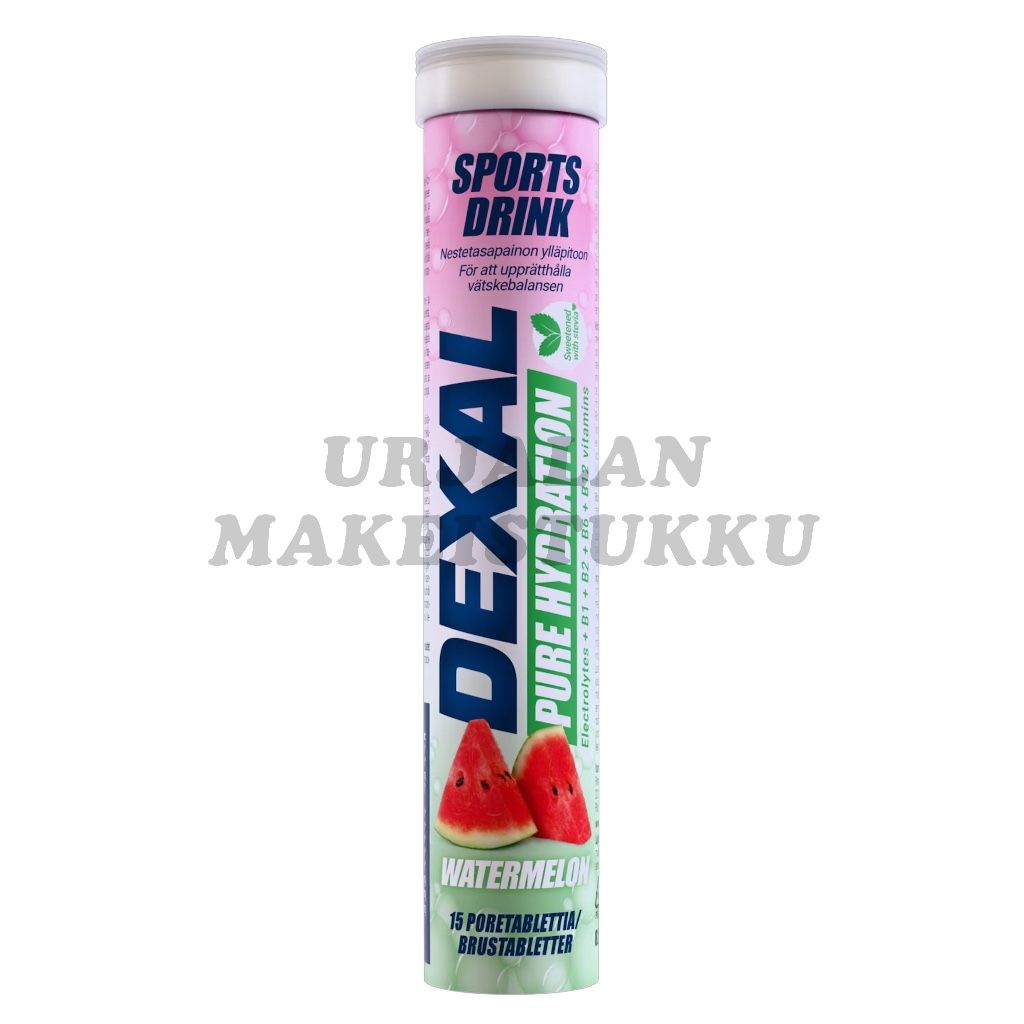 Dexal Pure Hydration Watermelon poretabletti 15kpl