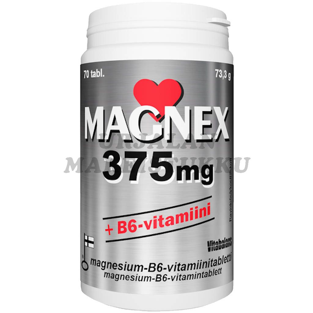 Magnex Magnesium 375mg + B6-vitamiini 70tabl