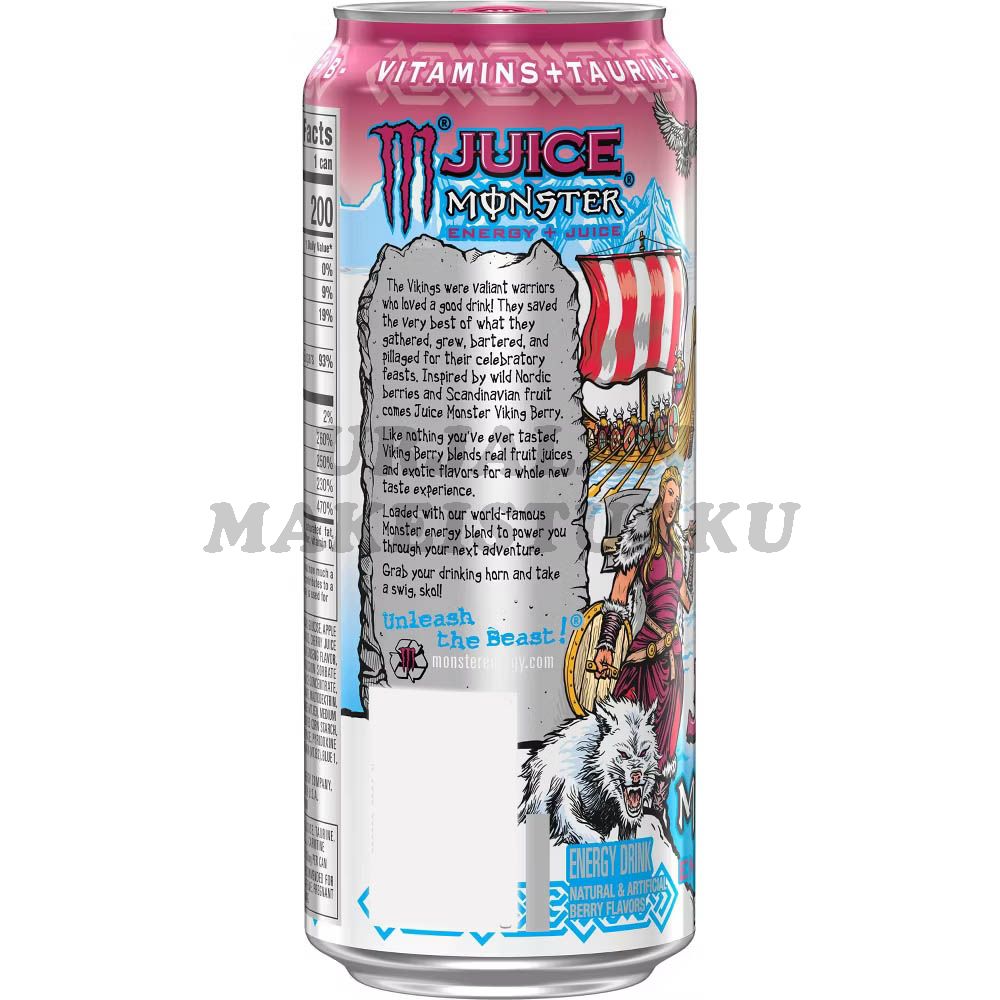 Monster Energy Ultra Viking Berry Juice USA energiajuoma 473ml