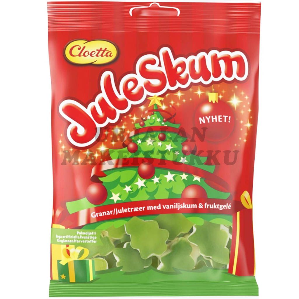 Cloetta Juleskum Granar vaahtokarkit 100g