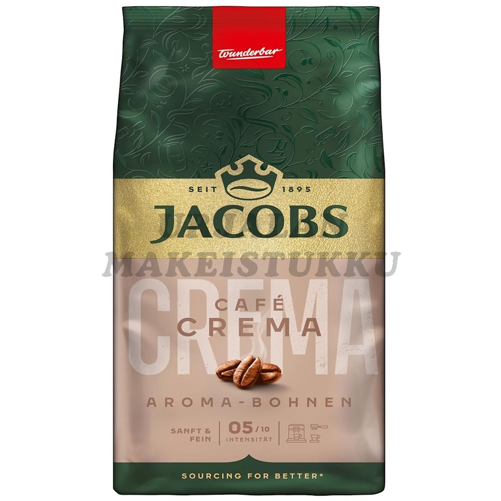 Jacobs Crema Aroma kahvipapu 500g