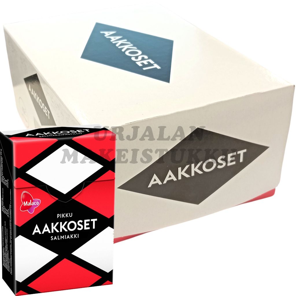 Malaco Aakkoset Pikku Salmiakki 75g x 12kpl