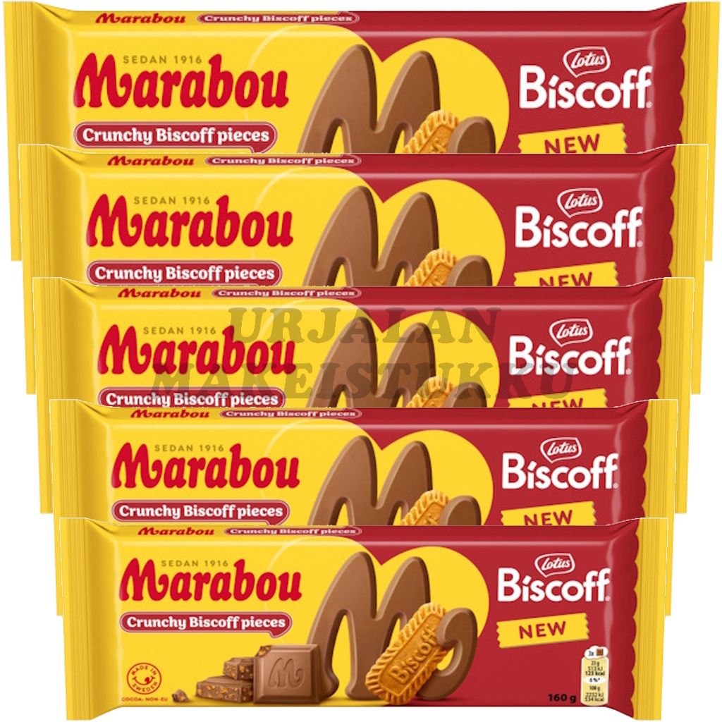 Marabou Biscoff suklaalevy 160g x 5kpl