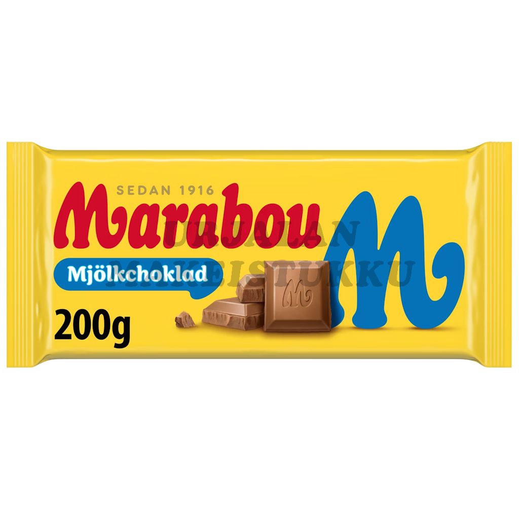 Marabou Maitosuklaa suklaalevy 200g