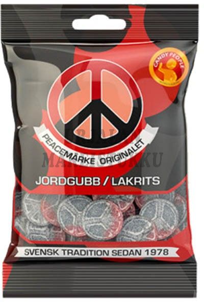 Peacelätkä Mansikkalakritsi 80g