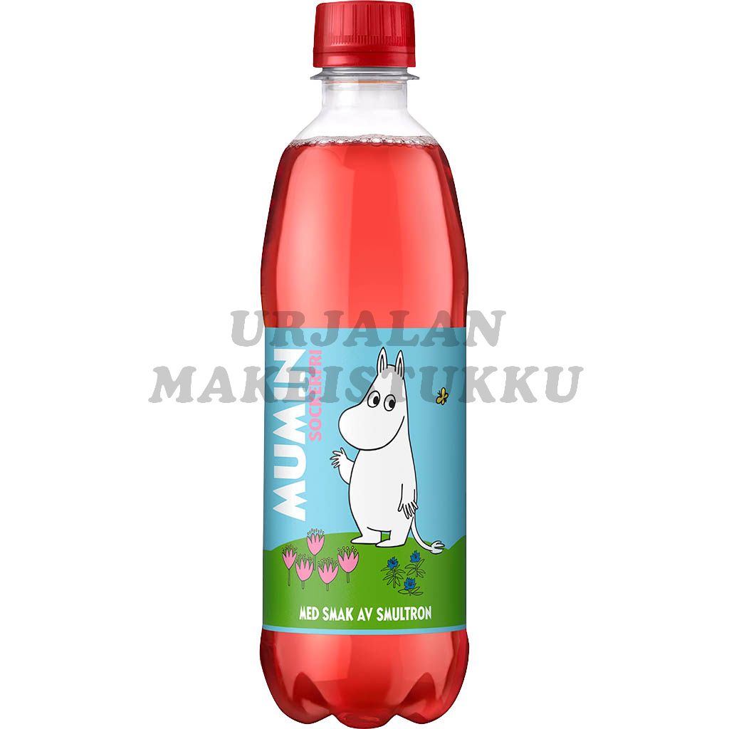 Muumi Metsämansikka sokeriton virvoitusjuoma 500ml