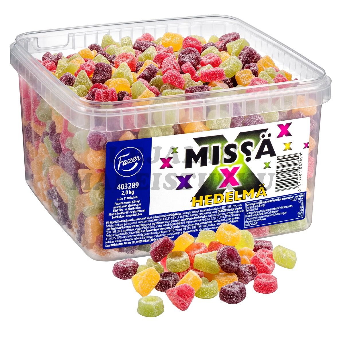Fazer Missä X Hedelmä 2kg