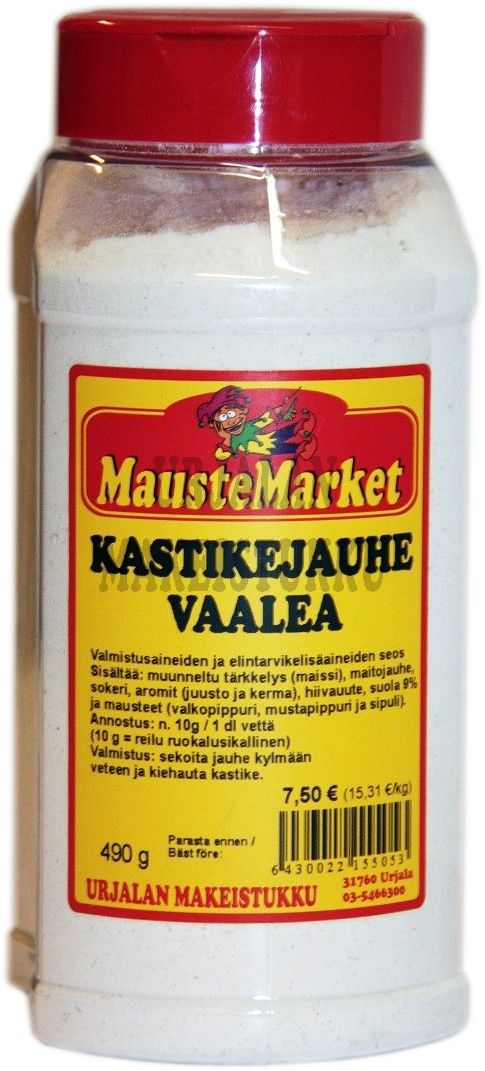 Kastikejauhe vaalea -purkki