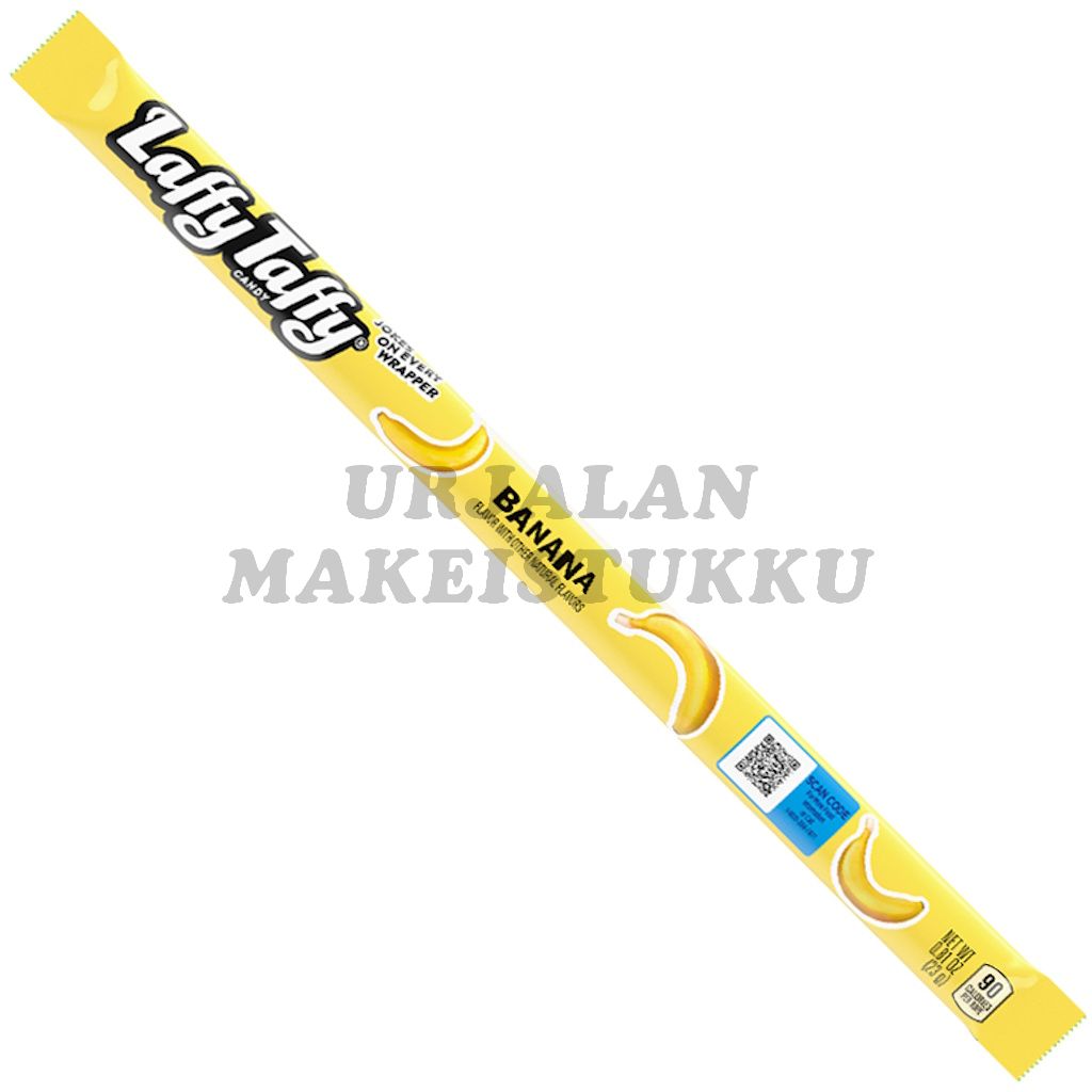 Laffy Taffy Banana Rope pehmeä ja venyvä toffeekarkki 23g