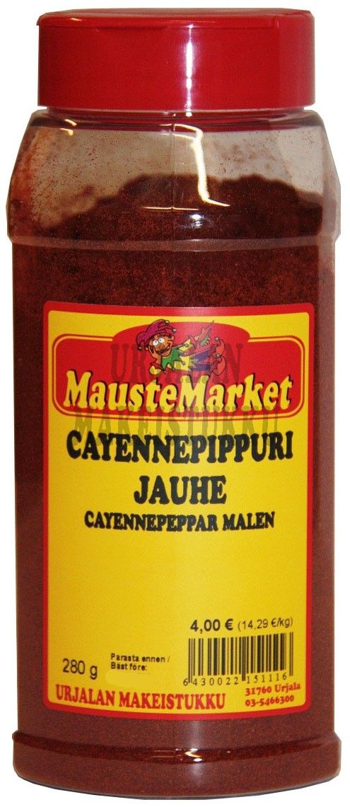 Cayennepippuri jauhe -purkki