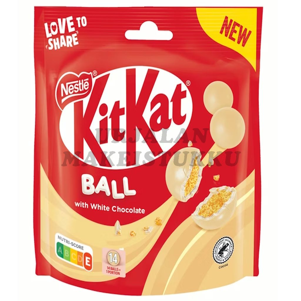 Nestle KitKat Ball Rapeita muropalloja valkosuklaalla 140g