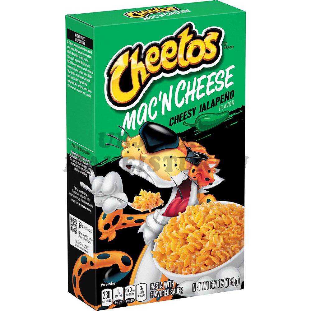 Cheetos Mac and Cheese Cheesy Jalopeno juustomakaroni 164g