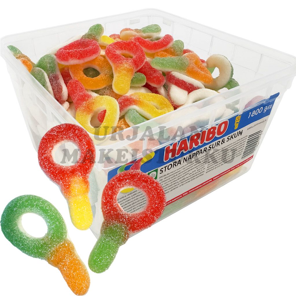 Haribo Kirpeä Jättitutti 1,8kg