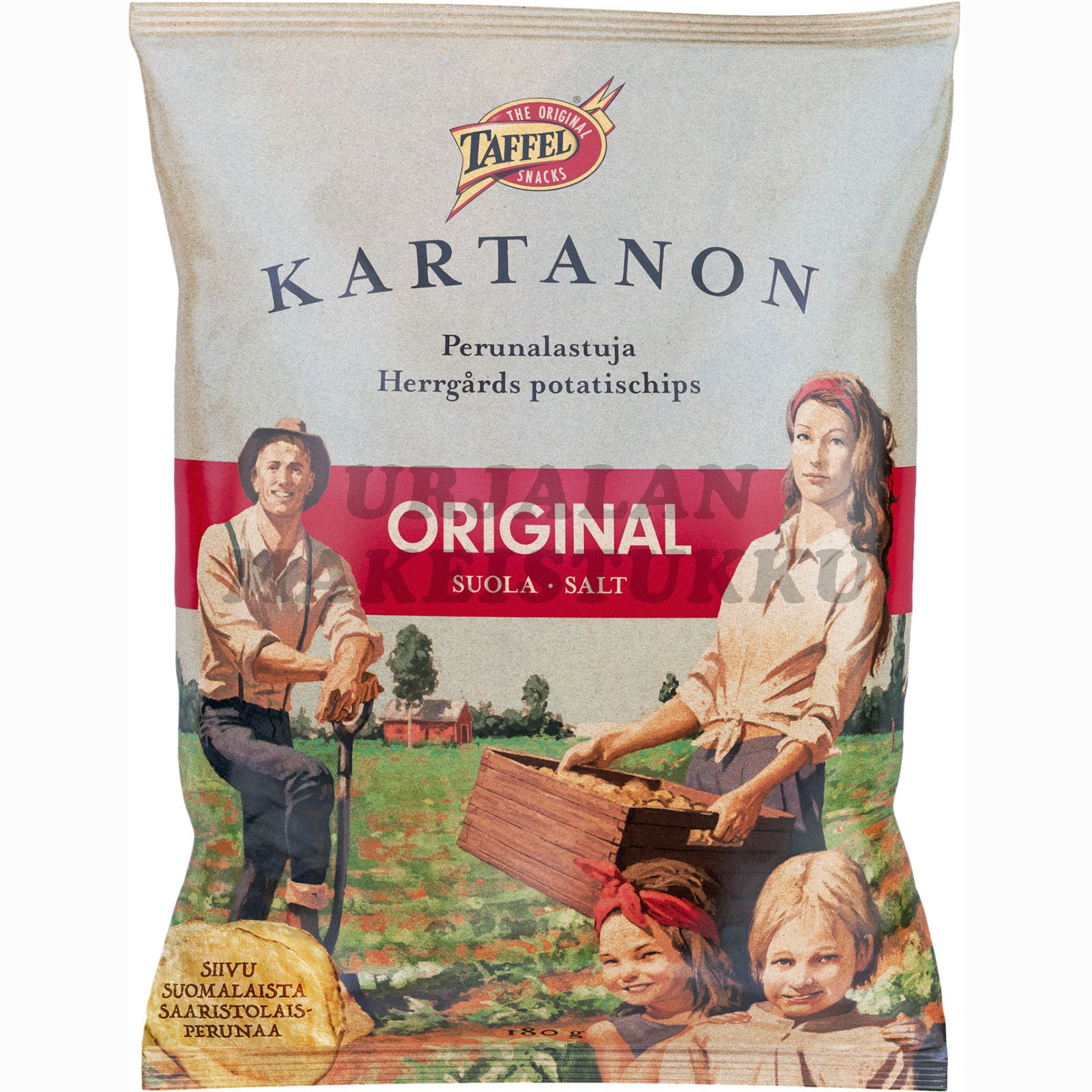 Taffel Kartanon Original perunalastu 180g