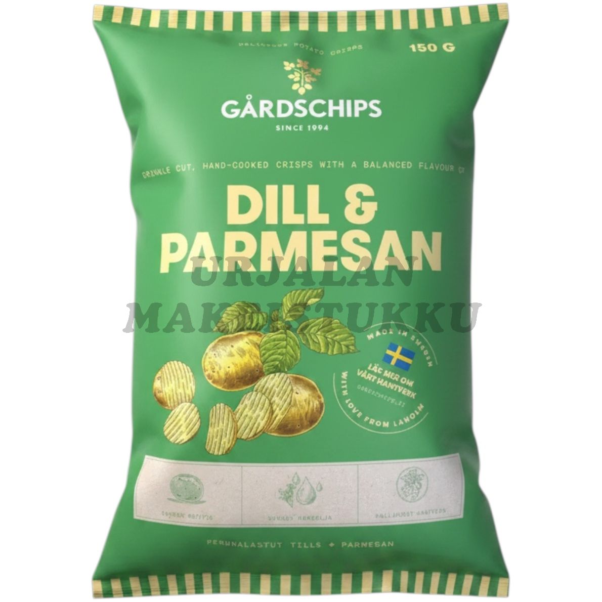 Gårdschips Dill & Parmesan perunalastu 150g