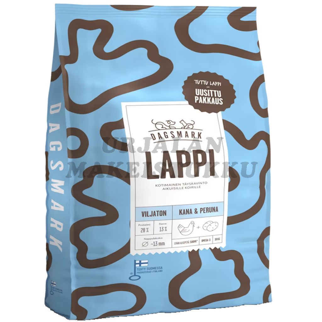 Dagsmark LAPPI viljaton kana-peruna täysravinto koiralle 10kg
