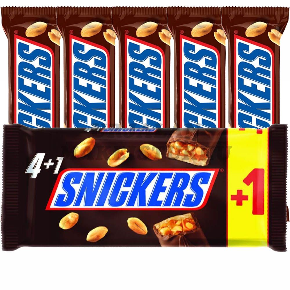 Snickers suklaapatukka 5-pack