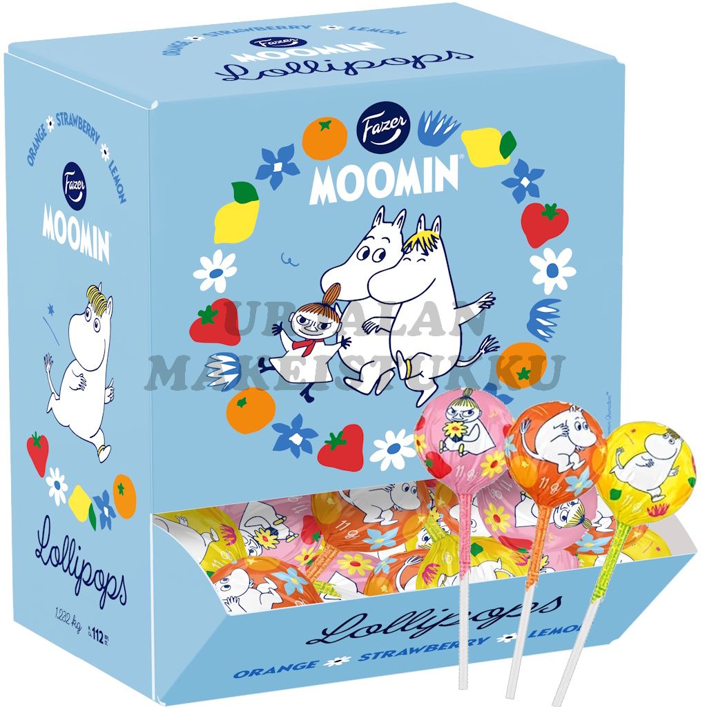 Fazer Moomin Hedelmätikkari 11g x 112kpl