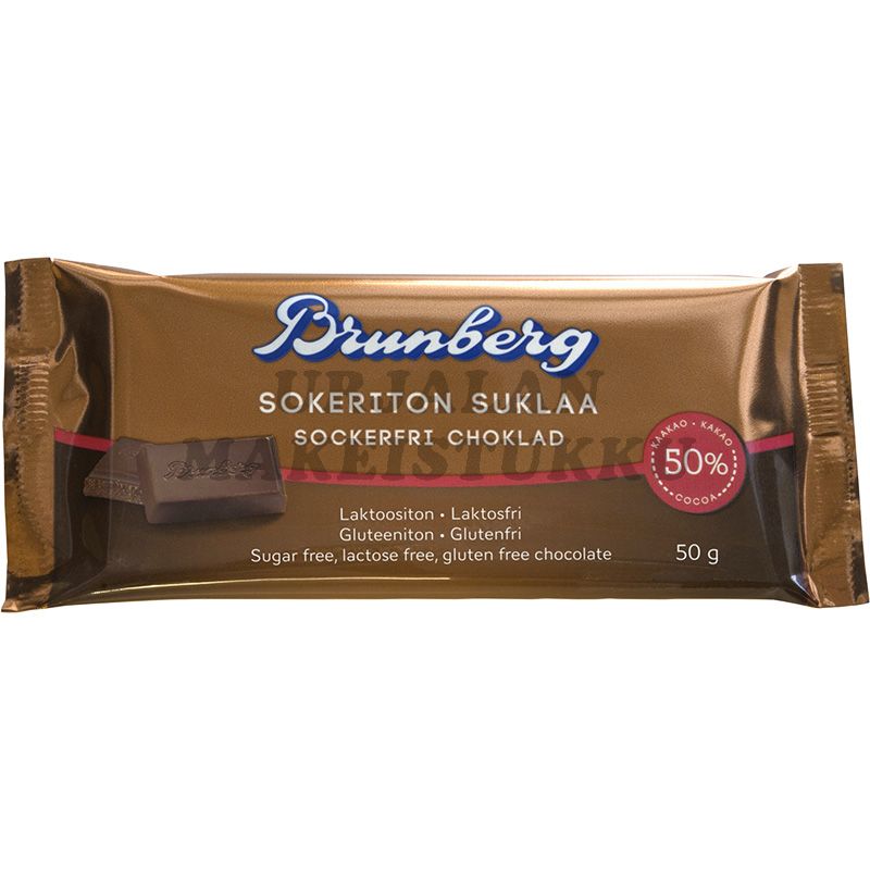 Brunberg Sokeriton Suklaalevy 50g