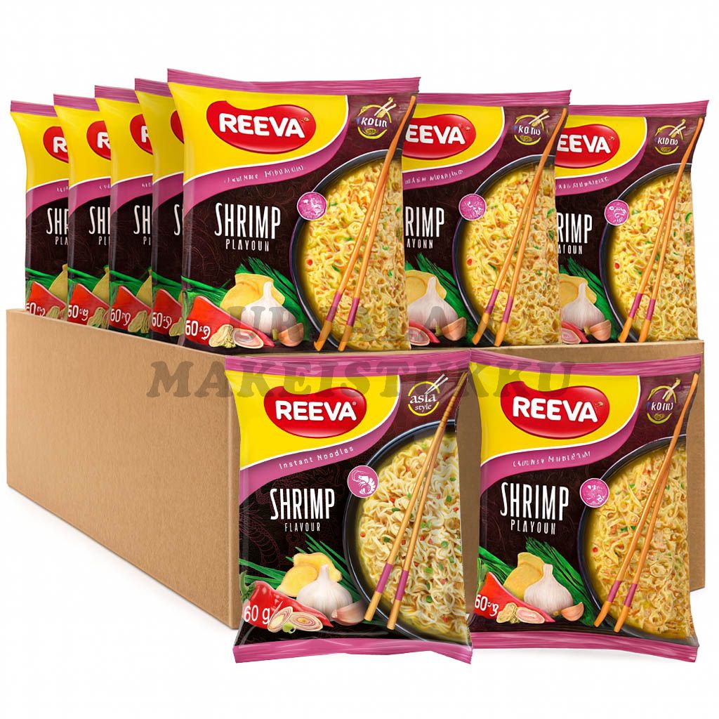 Reeva Asia katkaravunmakuinen nuudeli 60g x 24kpl