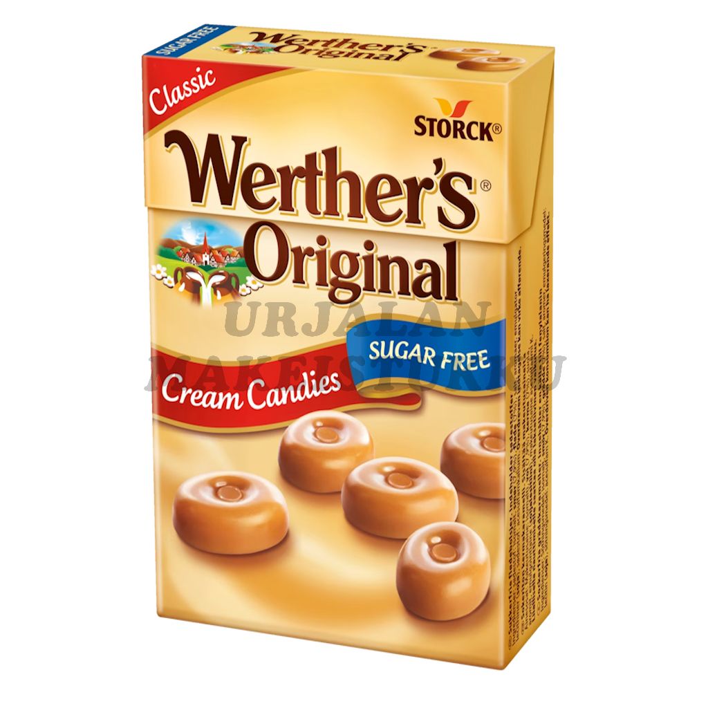 Werthers Original kermakaramelli sokeriton 42g