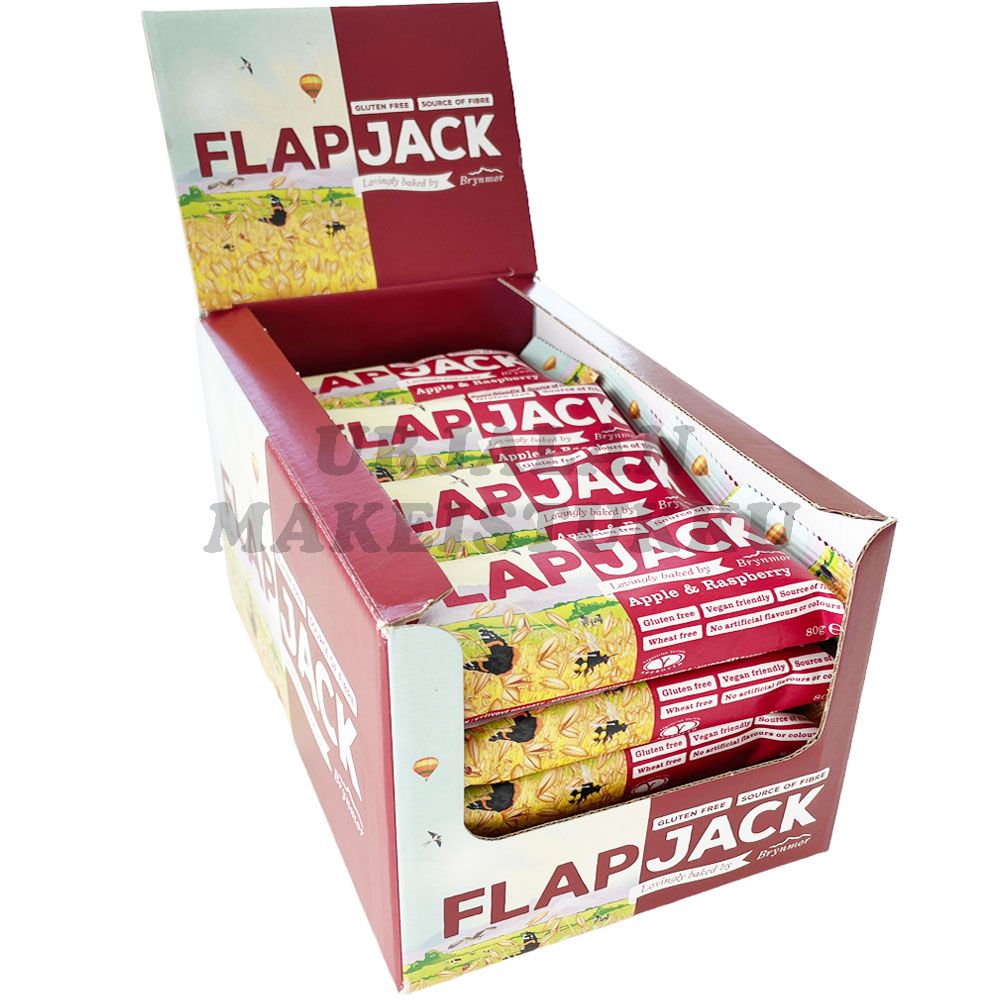 Flapjack Apple & Raspberry välipalapatukka 80g x 20kpl