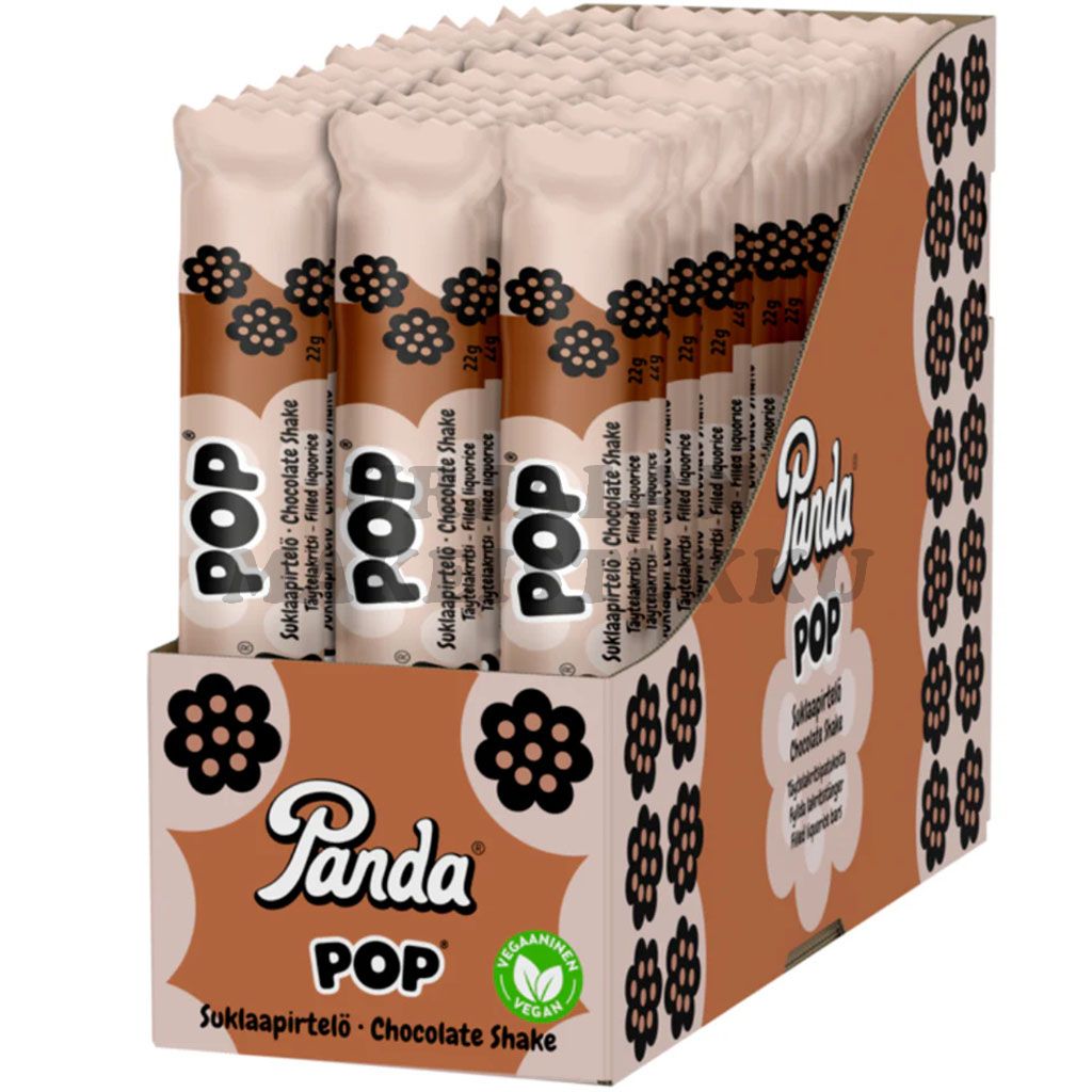Panda Pop Suklaapirtelö täytelakritsipatukka 22g x 36kpl