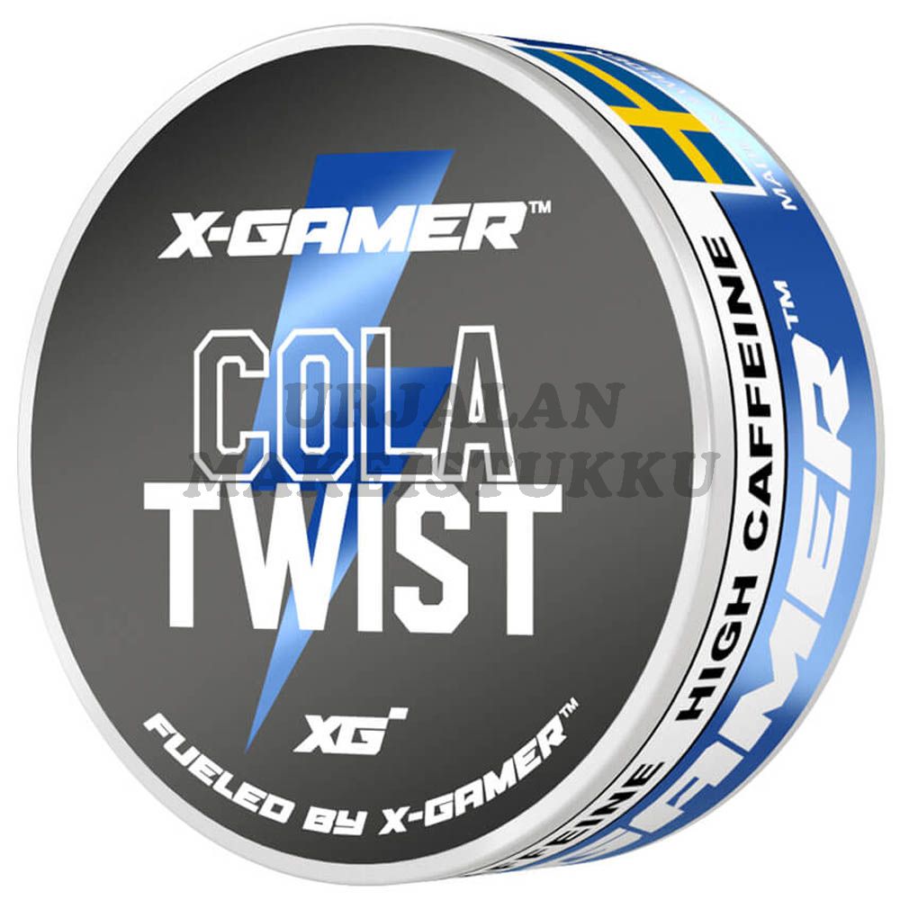 X-Gamer Twist Cola energiapussi 20 pussia