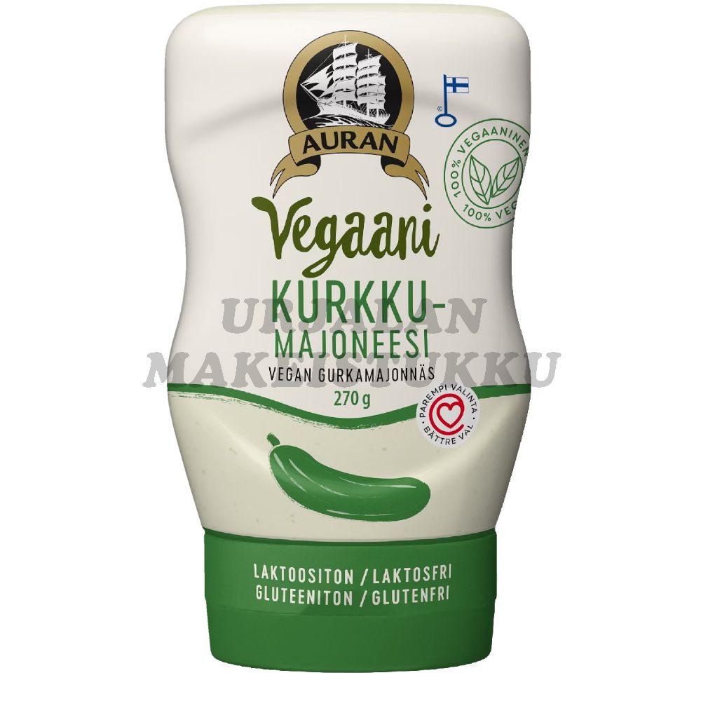 Auran Vegaani Kurkkumajoneesi 270g