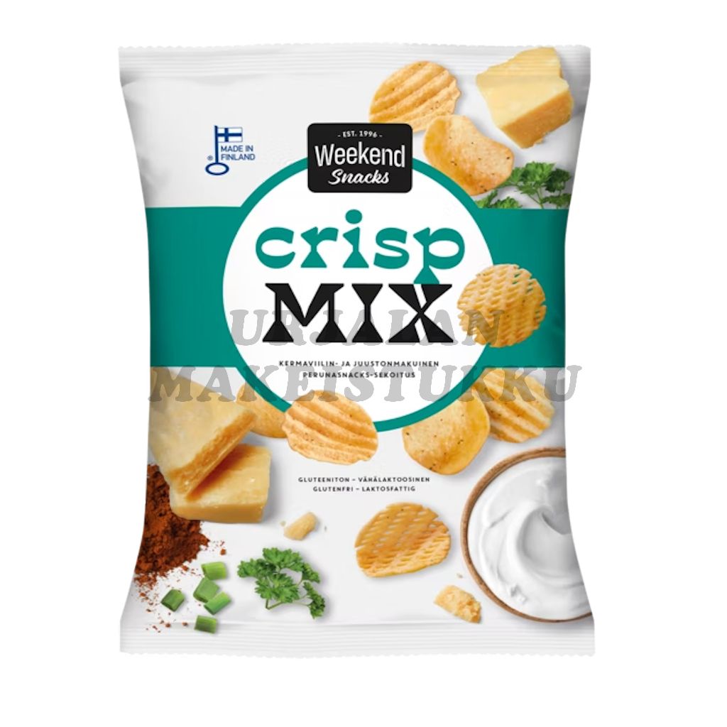 Weekend Snacks Crisp Mix Kermaviili & Juusto snacks 180g